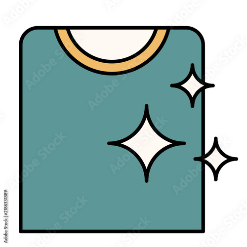 Clean T-shirt Icon for Laundry and Apparel Care Services