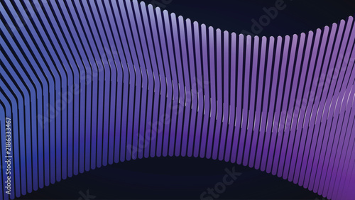 Dynamic Wavy Vertical Lines Pattern with Blue and Purple Gradient on Light Background