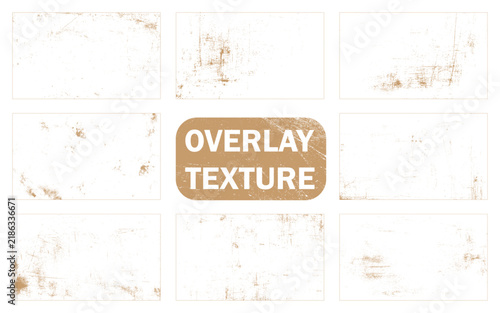 Vintage Noise Texture Overlay Pack. Grunge Scratch Overlay Texture Set