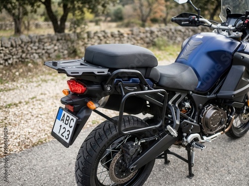 Rugged Adventure Motorcycle Ready For The Open Road