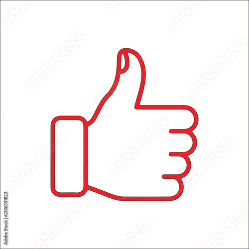 Minimalist black‑and‑white line art of a hand giving a thumbs‑up gesture, symbolizing approval, agreement, and positive feedback in a stylized design