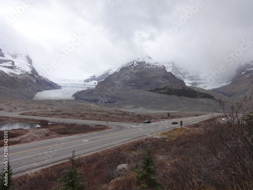 Photography mountain road in the mountains