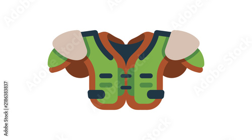 Karate uniform with belt vector illustration on a white background