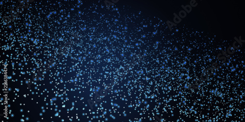 Golden glitter dust particles on black background. Sparkling gold sand wave texture. Luxury shimmering stardust for festive celebration design.