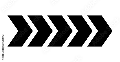Black bold chevron arrows icon isolated on transparent background