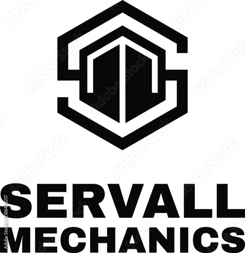 letter S and M monogram logo design