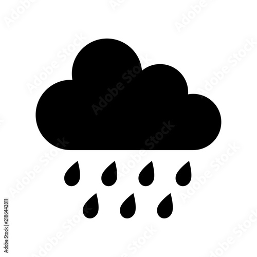 Tapety artystyczne Rain cloud icon