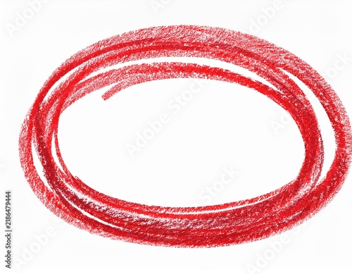 circle highlight chalk oval hand drawn line circles and ovals by pencil crayon pen marker brush chalk rough round underline sketch outline doodle text box handwriting in red color