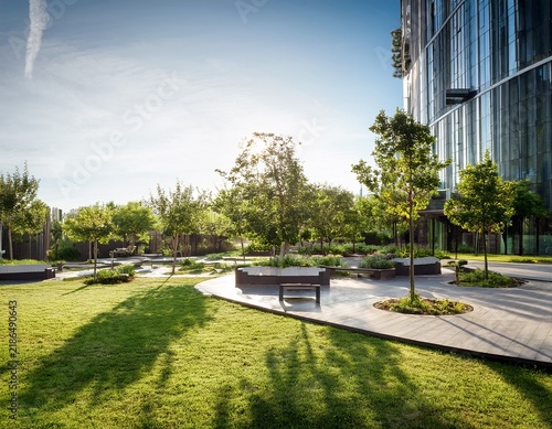 nice modern leisure city park