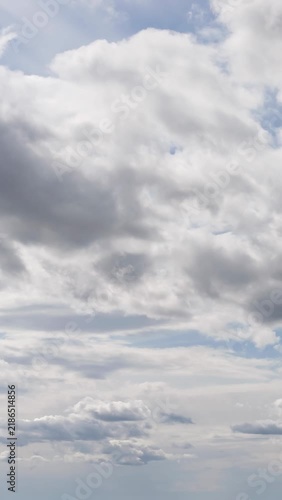 Expansive Sky Over Chilliwack, BC, Featuring Dynamic White and Grey Clouds Drifting Across Blue Patches