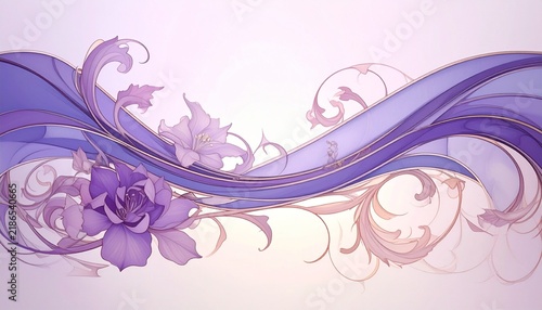 Obraz na płótnie abstract floral background