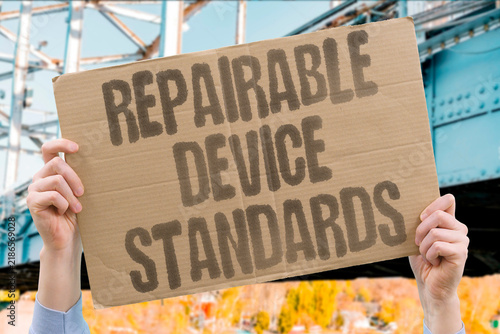 Fotografie "repairable device standards" Industry opposition slows reform toward repairable device standards