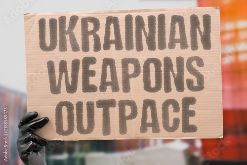 Fotografía "Ukrainian weapons outpace" Military tech advances faster than predicted
