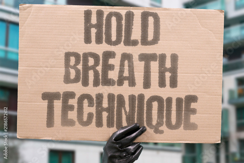 фотографія "Hold breath technique" Breath-holding can reset hiccup reflexes by interrupting the spasm cycle temporarily