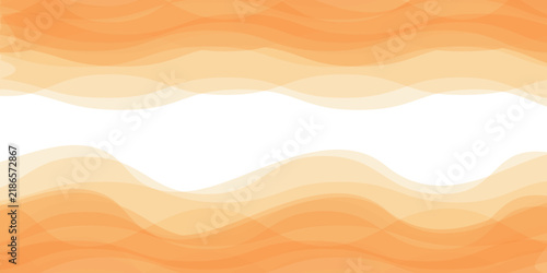 Soft Abstract Orange Wavy Line Background Design