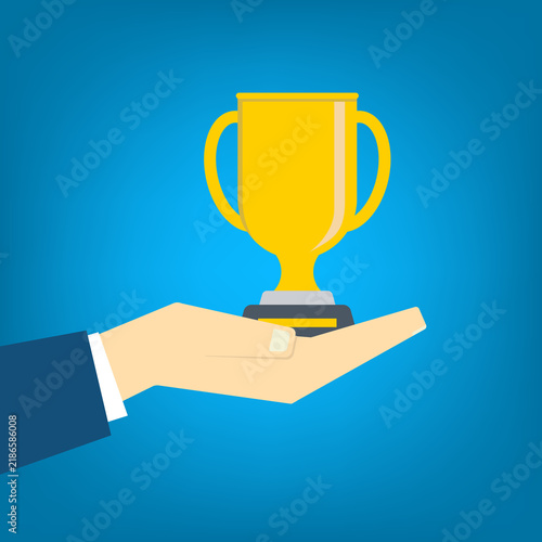 Foto Golden Trophy for Excellence and Outstanding Performance