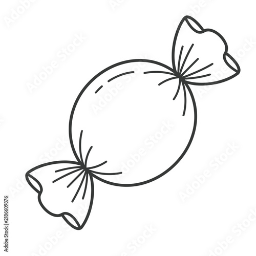 Wrapped candy icon