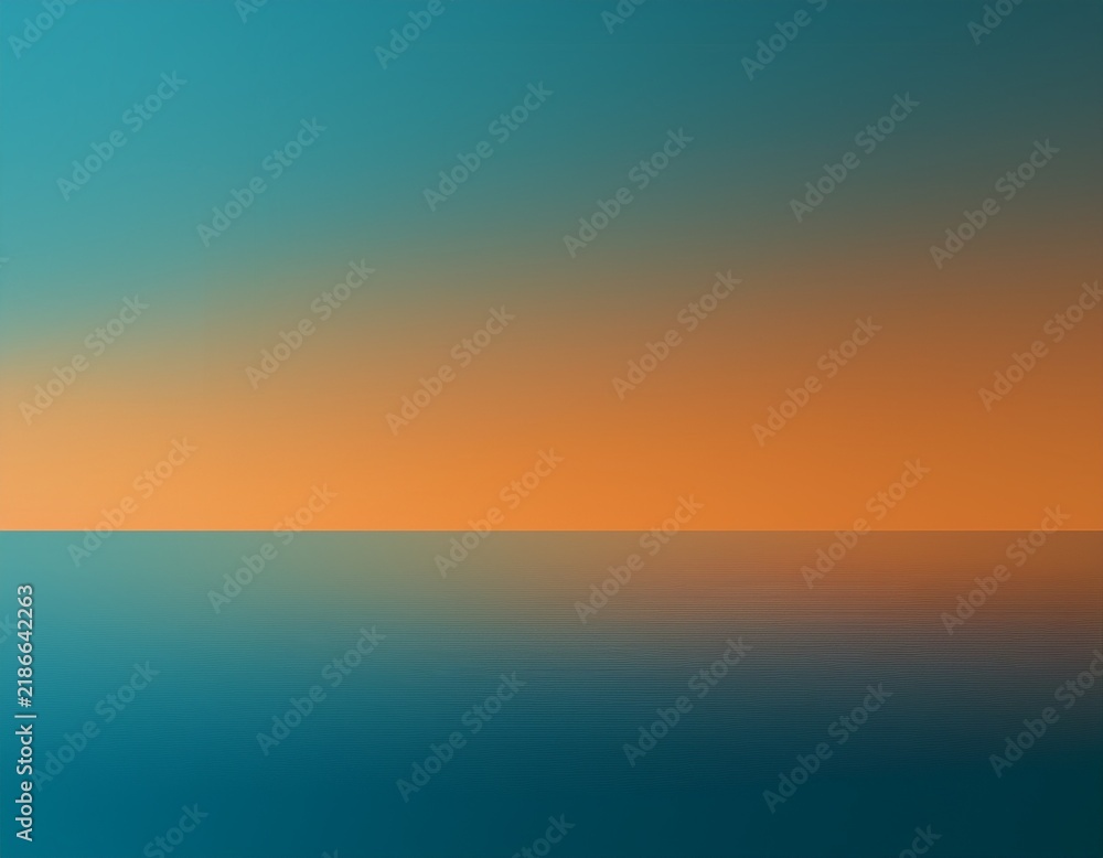 Fototapeta premium gradient cadet blue to dark orange background