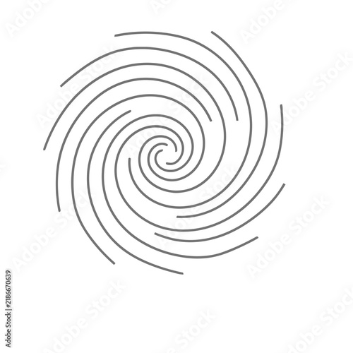 Swirling Lines Abstract