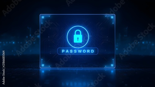 Digital security and data protection concept