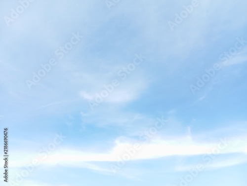 blue sky with clouds