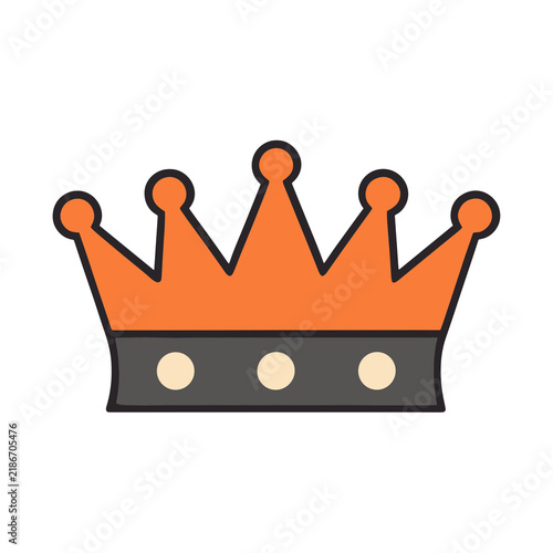 Fototapeta Orange Crown Icon