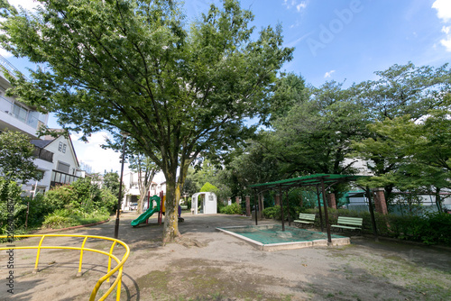 Obraz w ramie 道灌橋公園（東京都杉並区上井草３丁目１４）