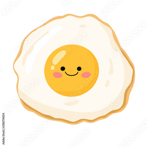 Cute fried egg