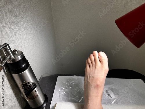 Konstfotografi foot theraphy