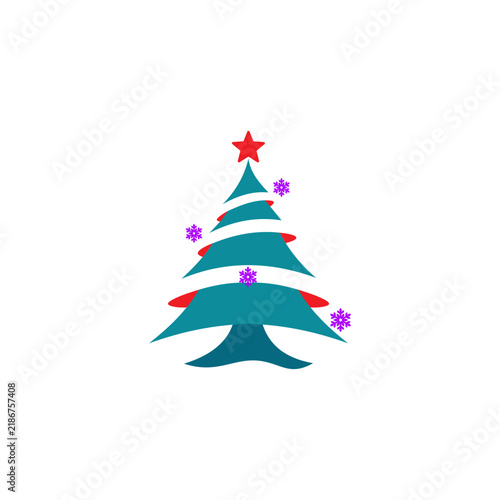 abstract christmas tree