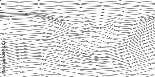 Black snake skin pattern isolated on white background eps 10