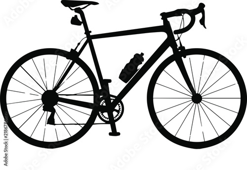 Bild auf Leinwand Bicycle drivetrain and wheel components profile