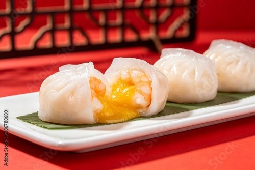 Obraz na płótnie Chinese Dim Sum Exquisite Close-up