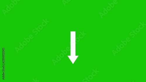 Arrow moving down