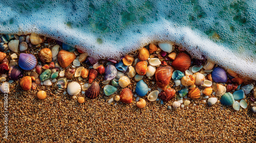 sea shells on the beach