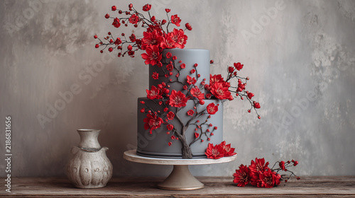 red and white