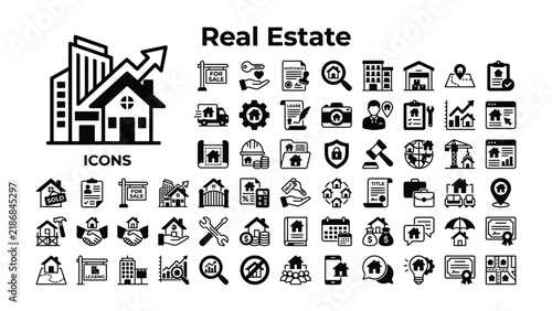 Real Estate Icons Set