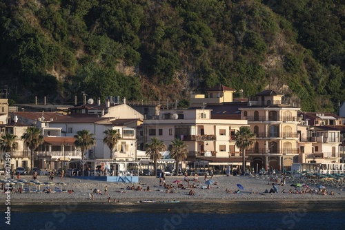 Beach, Lido, Scilla, Strait of Messina, Calabria, Italy