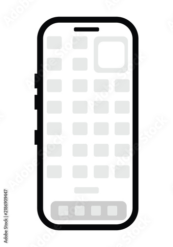 Minimal Mobile App Screen Layout with Rounded UI Elements