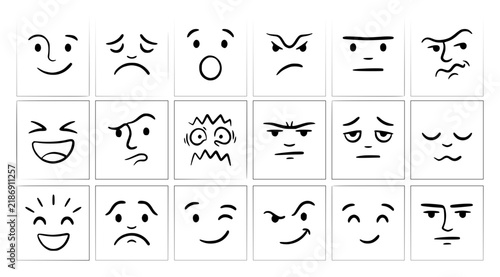 Minimalist vector illustration of three rows of abstract set with simple line art design featuring line art, illustrations, graphic resources with vector and design elements