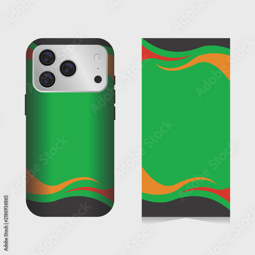Back cover design of cellphone with elegant concept