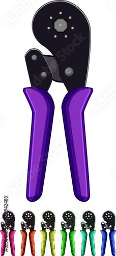 Foto computer crimper tool cartoon