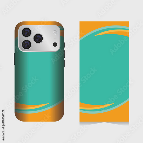 Back cover design of cellphone with elegant concept