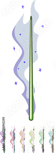 Foto wizardry magic stick cartoon