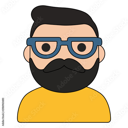 Scientist Avatar vector illustration