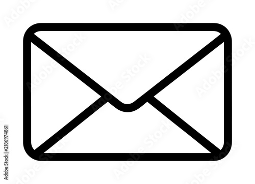 Mail icon set. Email icon. Vector illustration. EPS 10