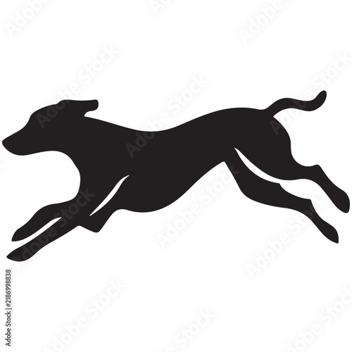 Dog Silhouette Vector Illustration