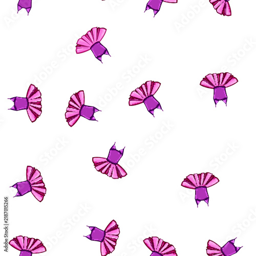 Obraz na plátne pattern classical ballerina dress cartoon