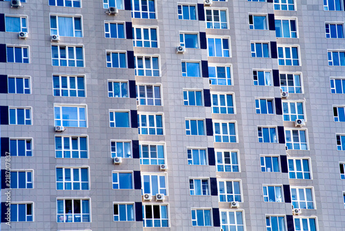 A fragment and part of a multi-story building