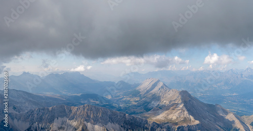 Tete-de-Clappe mountain range, France